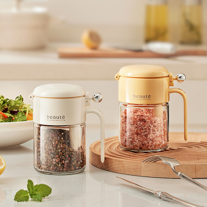 Stackable Spice Jar Set with Labels