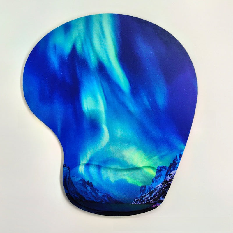Memory Foam Mouse Pad & Wrist Rest Set