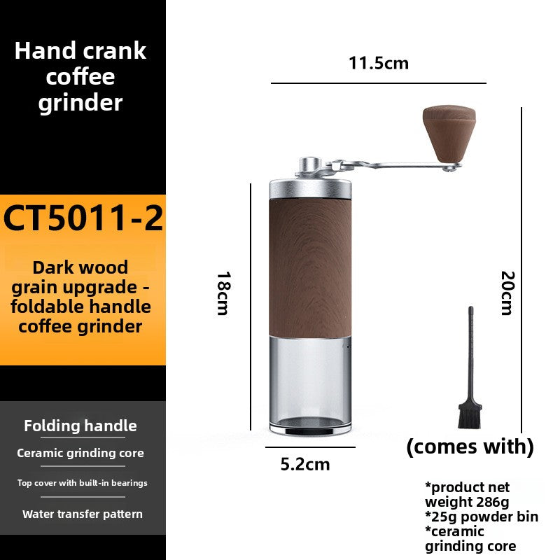Manual Ceramic Burr Coffee Grinder