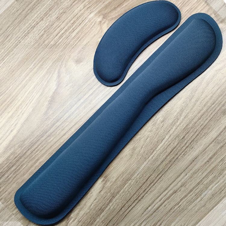 Memory Foam Mouse Pad & Wrist Rest Set