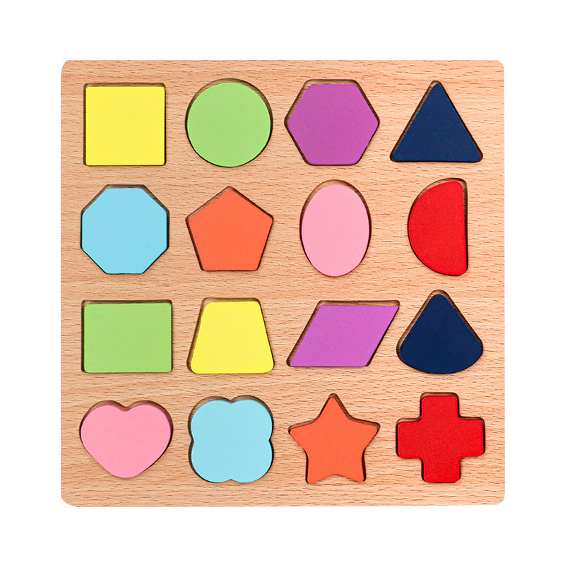Wooden Educational Puzzle Board for Kids