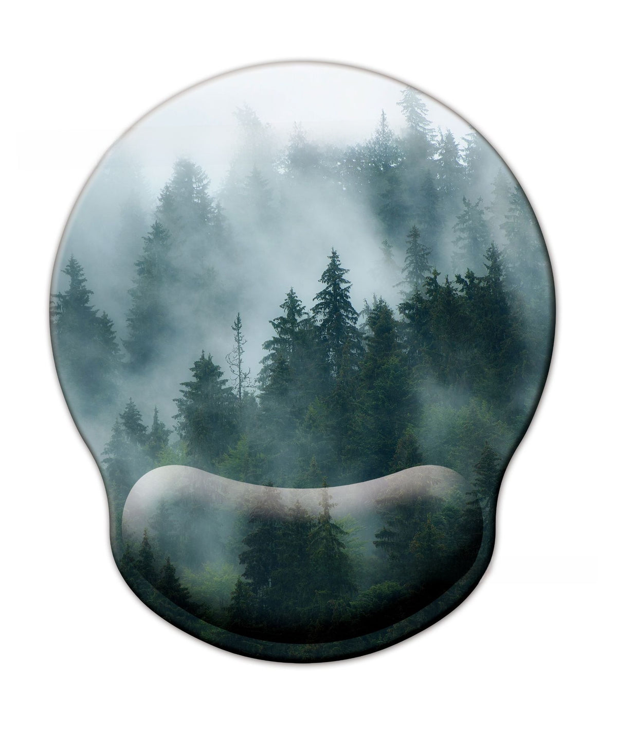 Memory Foam Mouse Pad & Wrist Rest Set