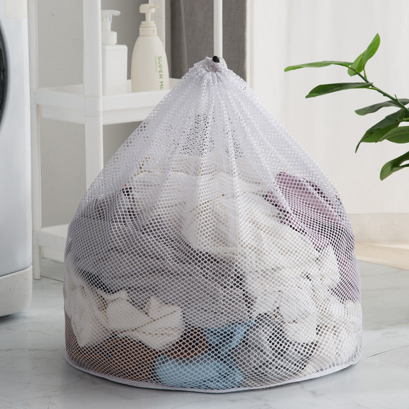 Drawstring Mesh Laundry Wash Bag