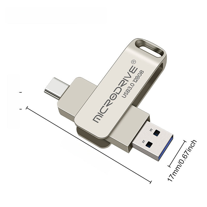 Metal USB Flash Drive Dual Type-C & USB 3.1