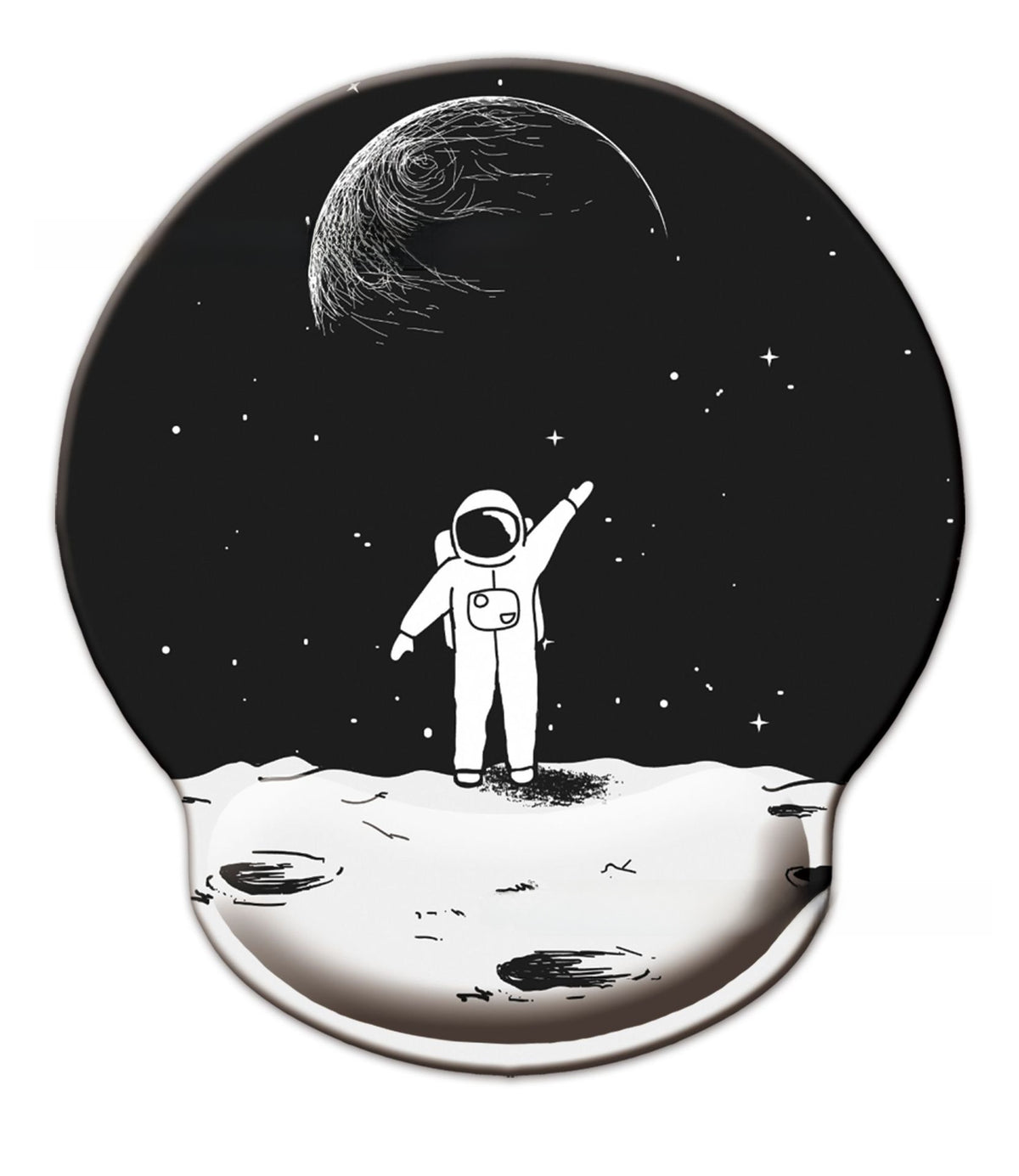 Memory Foam Mouse Pad & Wrist Rest Set