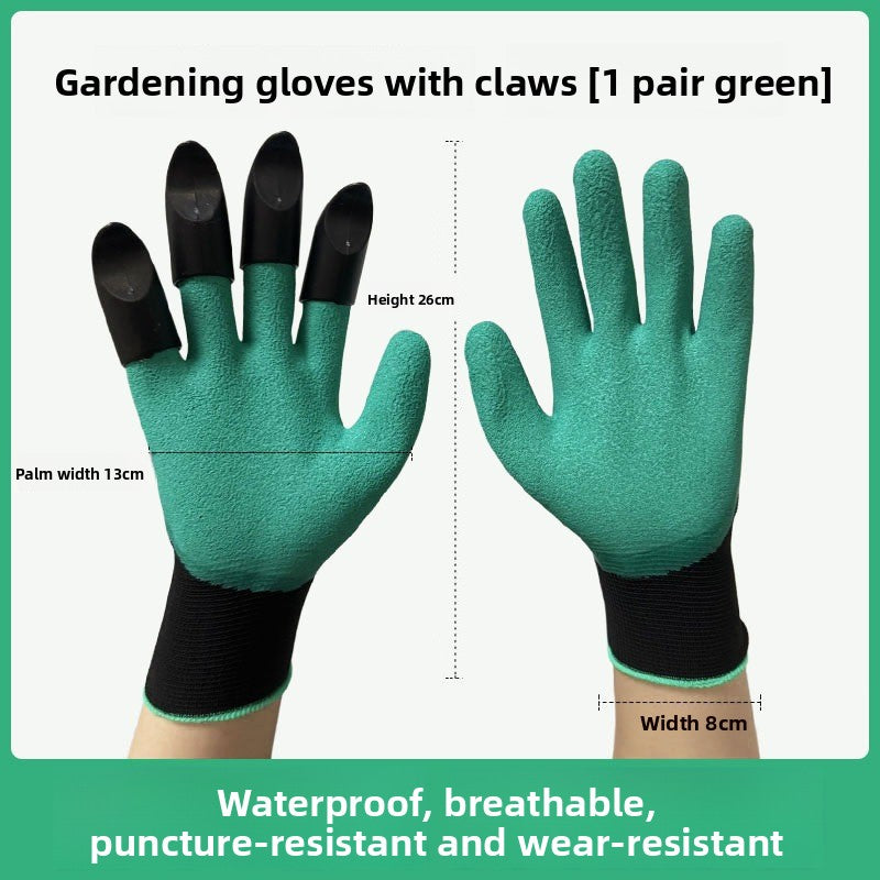 Claw Gardening Gloves with Latex Grip