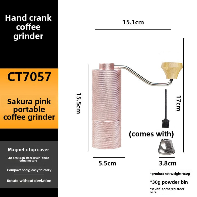 Manual Ceramic Burr Coffee Grinder