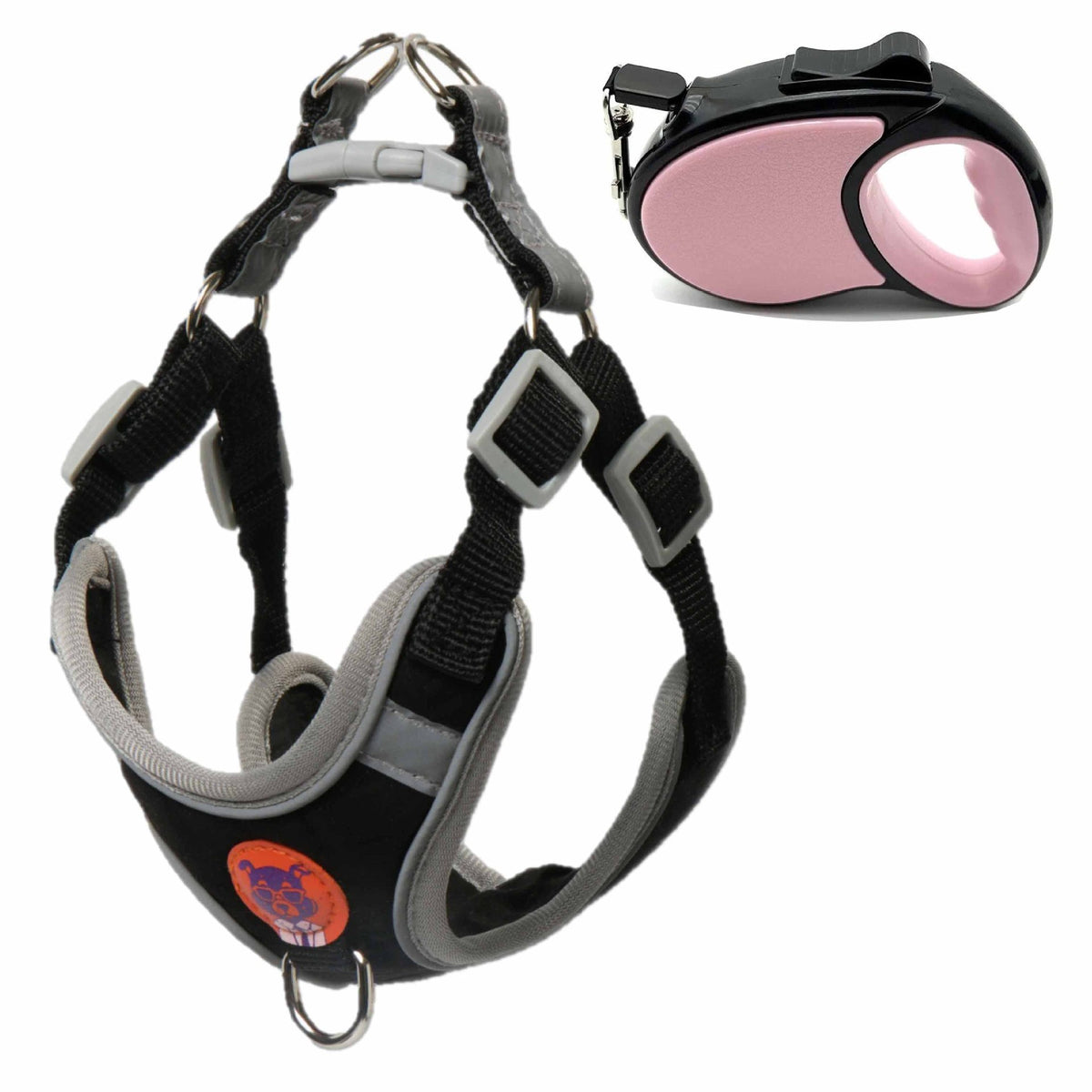 Reflective Adjustable Dog Harness & Leash