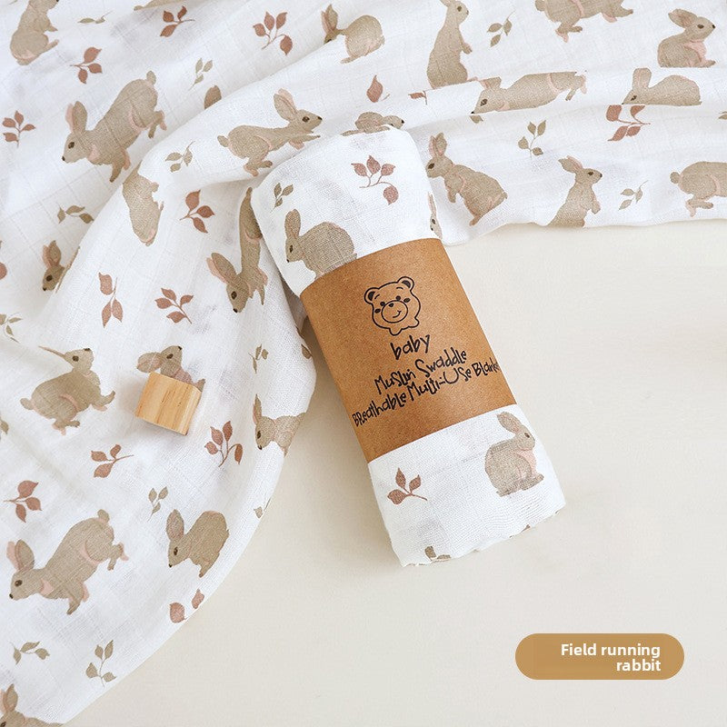 Bamboo Cotton Muslin Swaddle Blanket