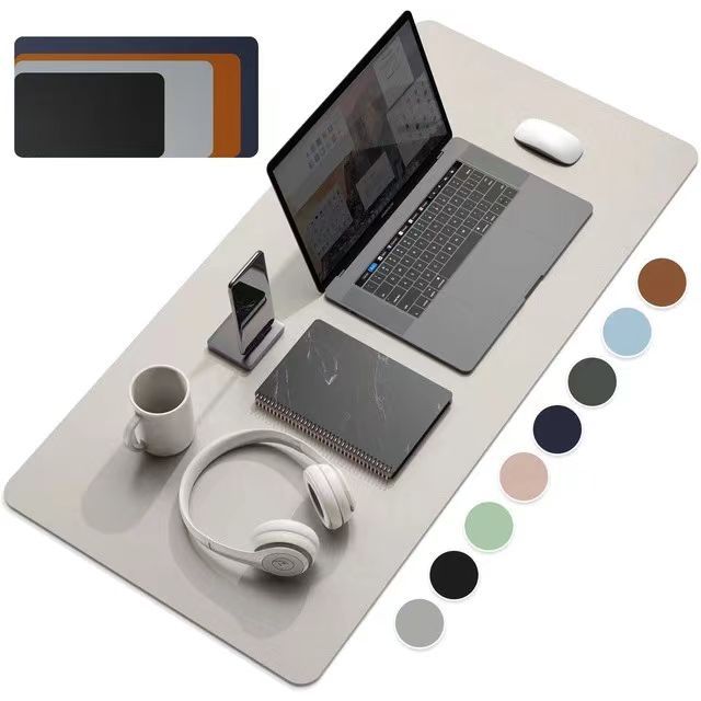 Waterproof Leather Desk Mat & Mouse Pad