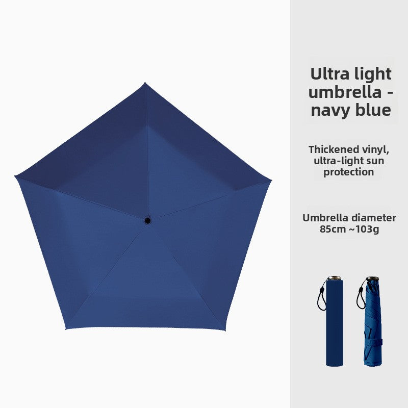 Compact Travel Sun & Rain Umbrella