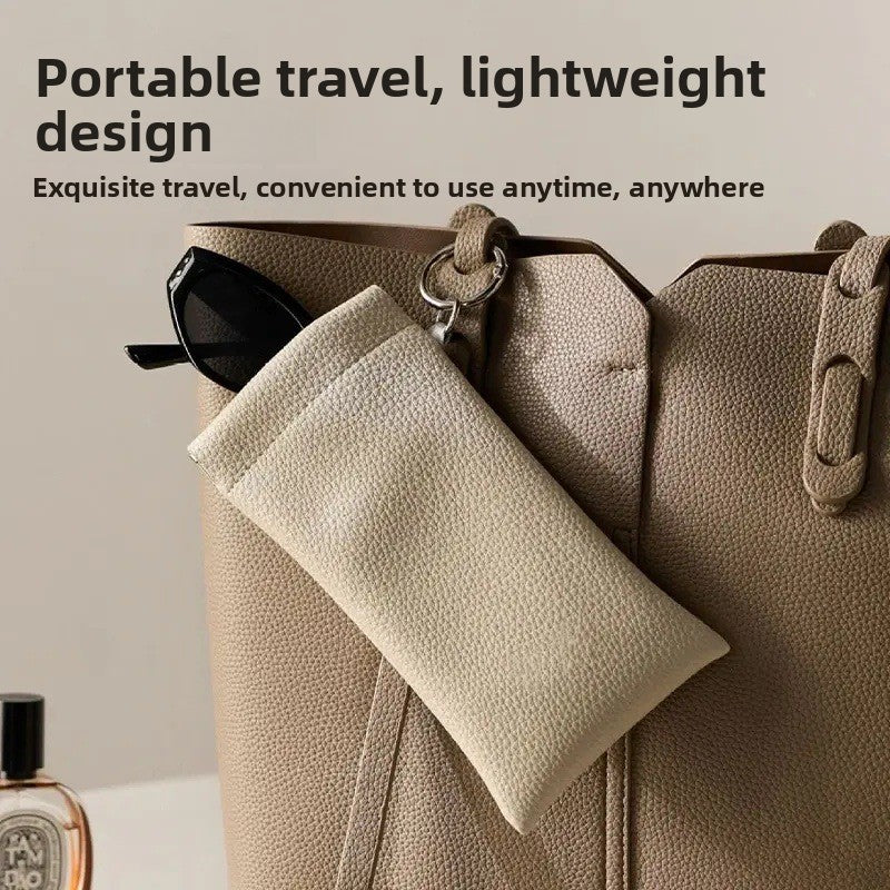 Minimalist Sunglasses Case with Cleaning Cloth