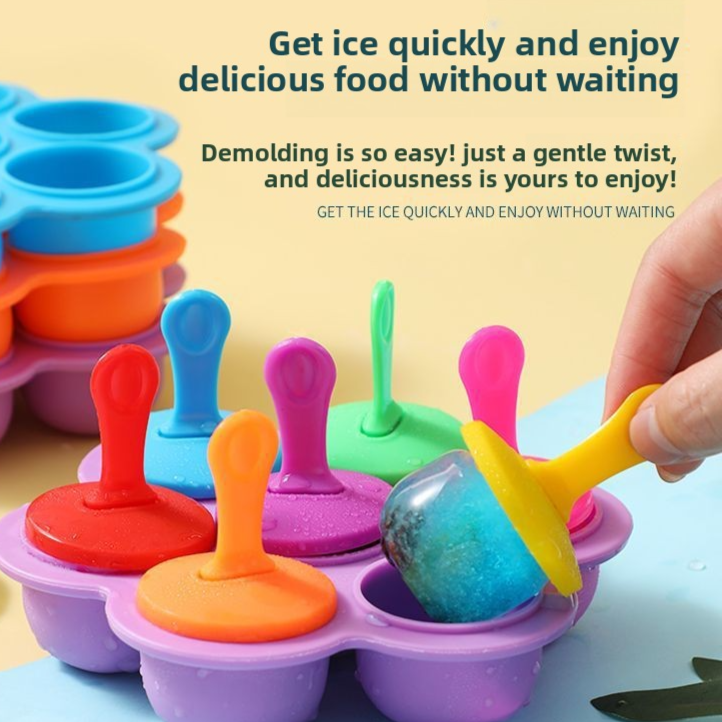 Manual Ice Mould & Popsicle Set