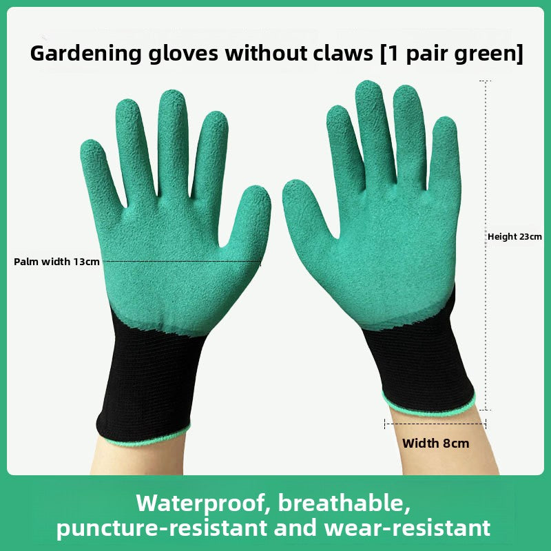 Claw Gardening Gloves with Latex Grip