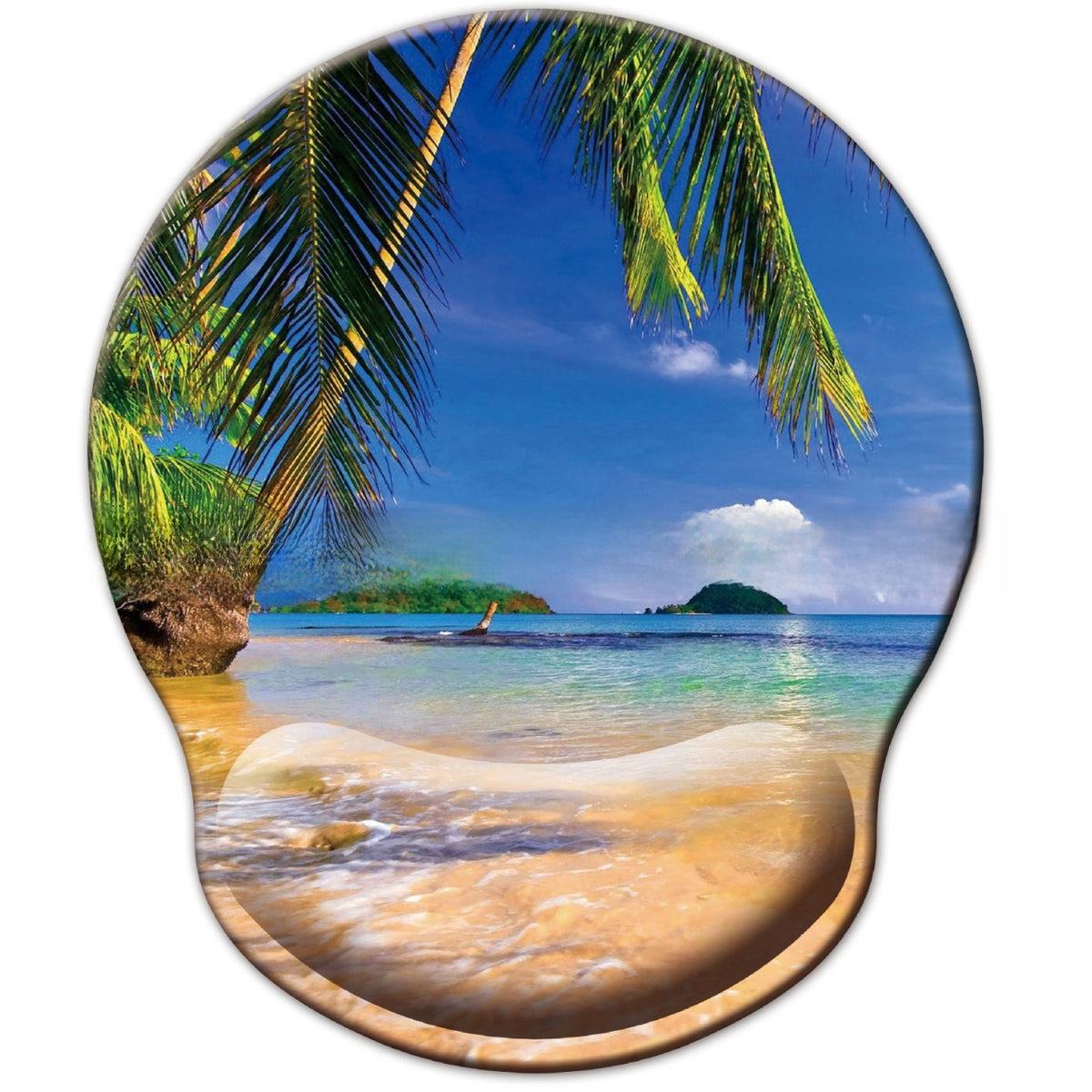Memory Foam Mouse Pad & Wrist Rest Set