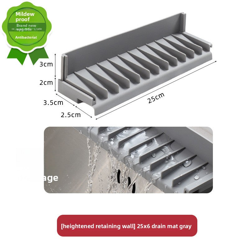 Silicone Sink Drain Mat Splash Guard