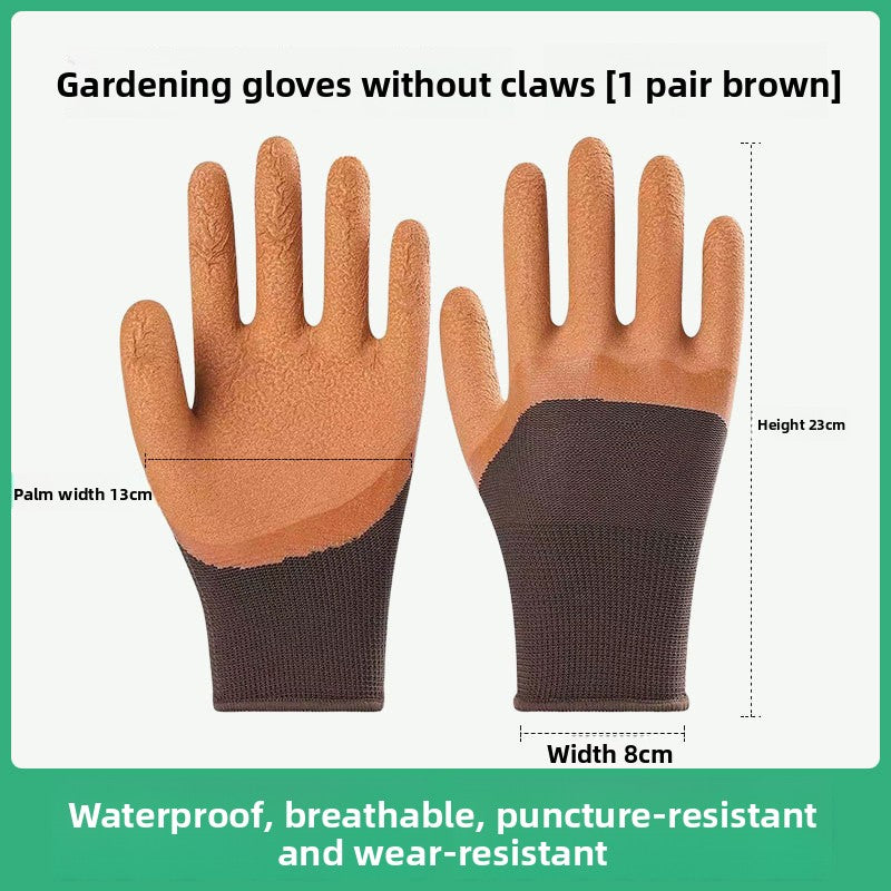 Claw Gardening Gloves with Latex Grip