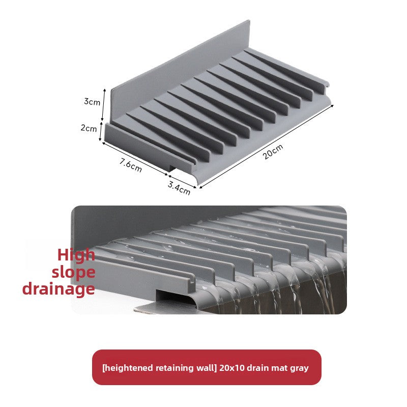 Silicone Sink Drain Mat Splash Guard