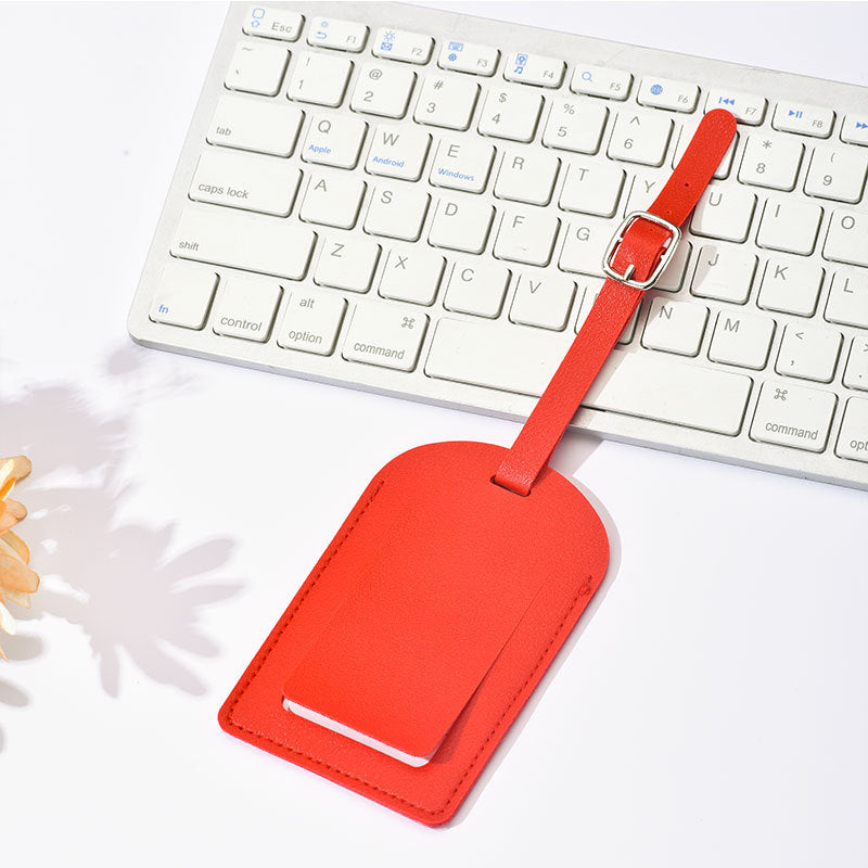 PU Leather Travel Luggage Tag