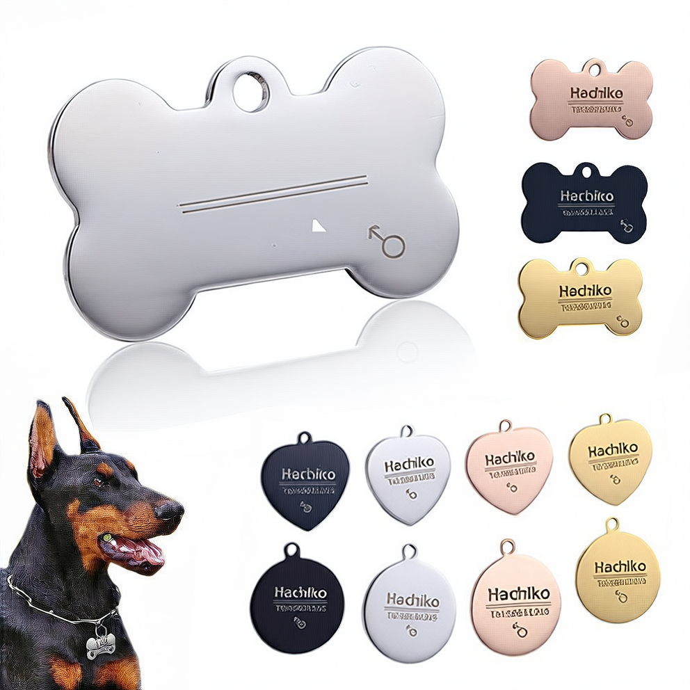 Personalized Stainless Steel Pet ID Tag