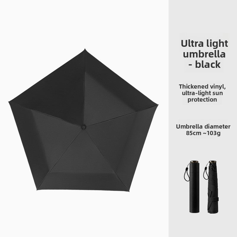 Compact Travel Sun & Rain Umbrella
