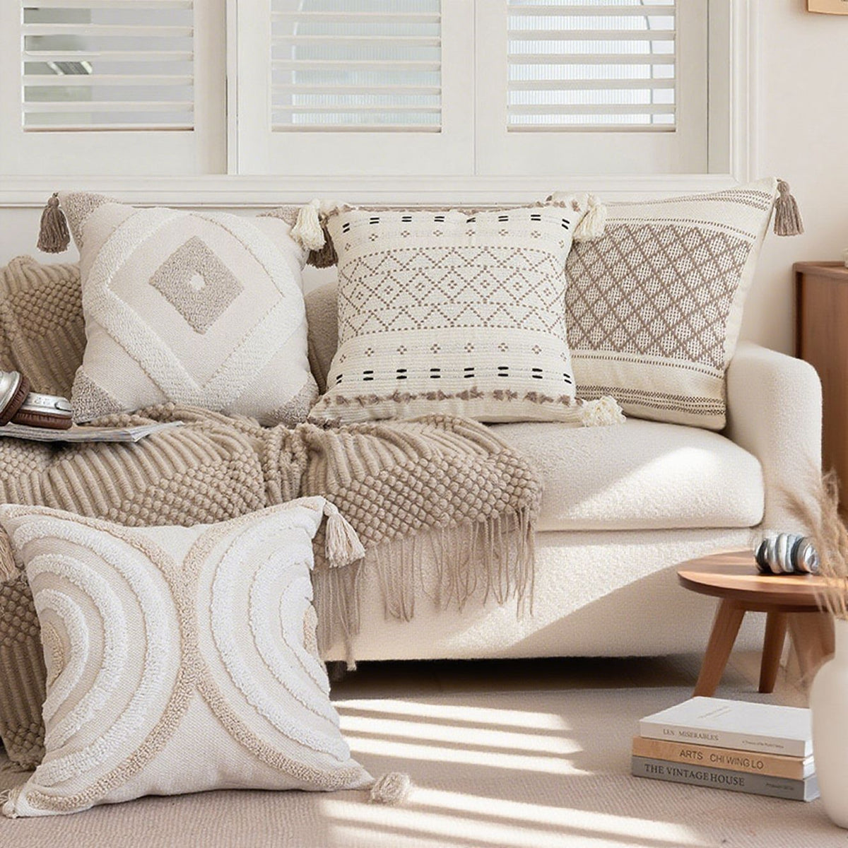 Decorative Throw Pillow Covers Set of 4