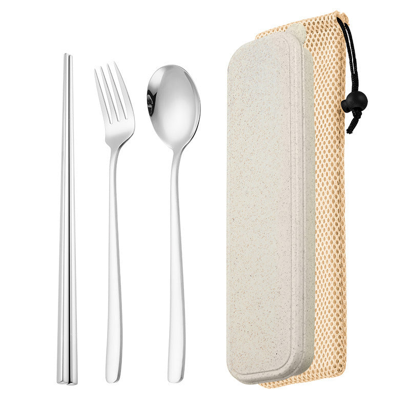 Portable Stainless Steel Tableware Set