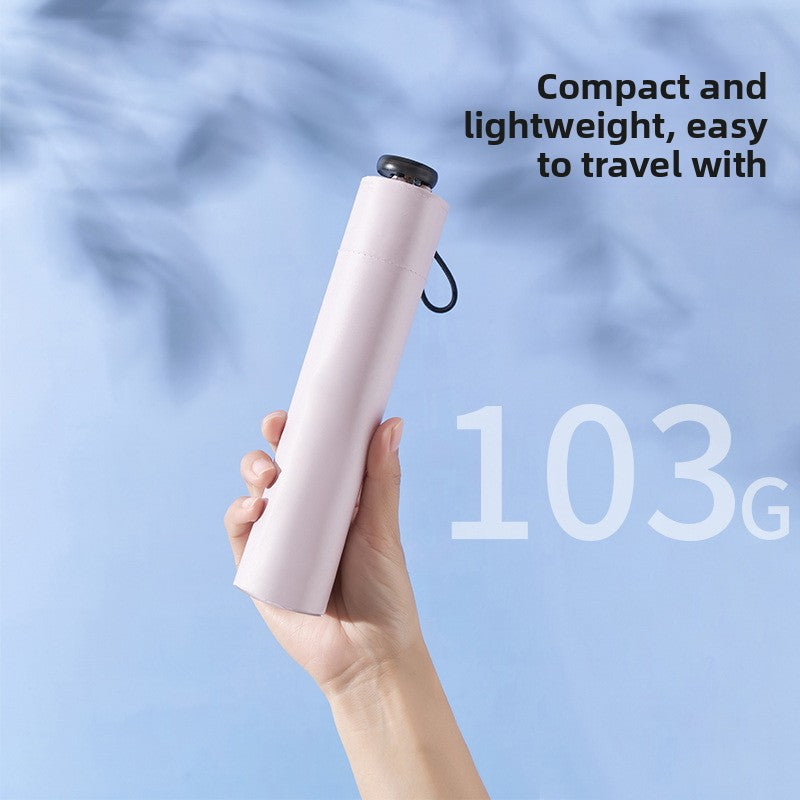 Compact Travel Sun & Rain Umbrella