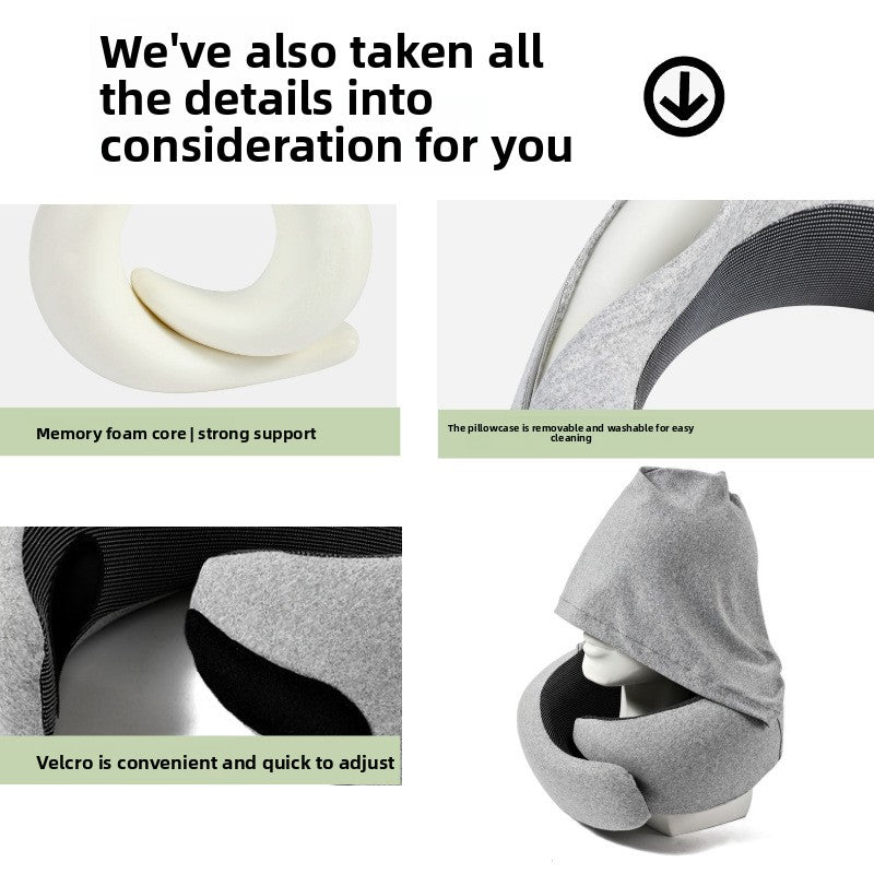 Memory Foam U-Shaped Travel Neck Pillow