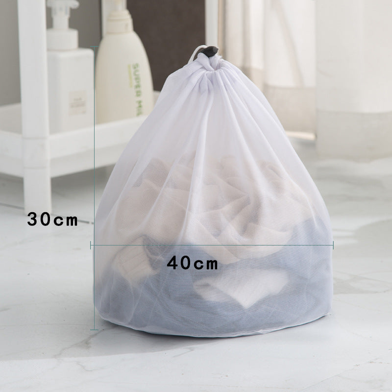 Drawstring Mesh Laundry Wash Bag