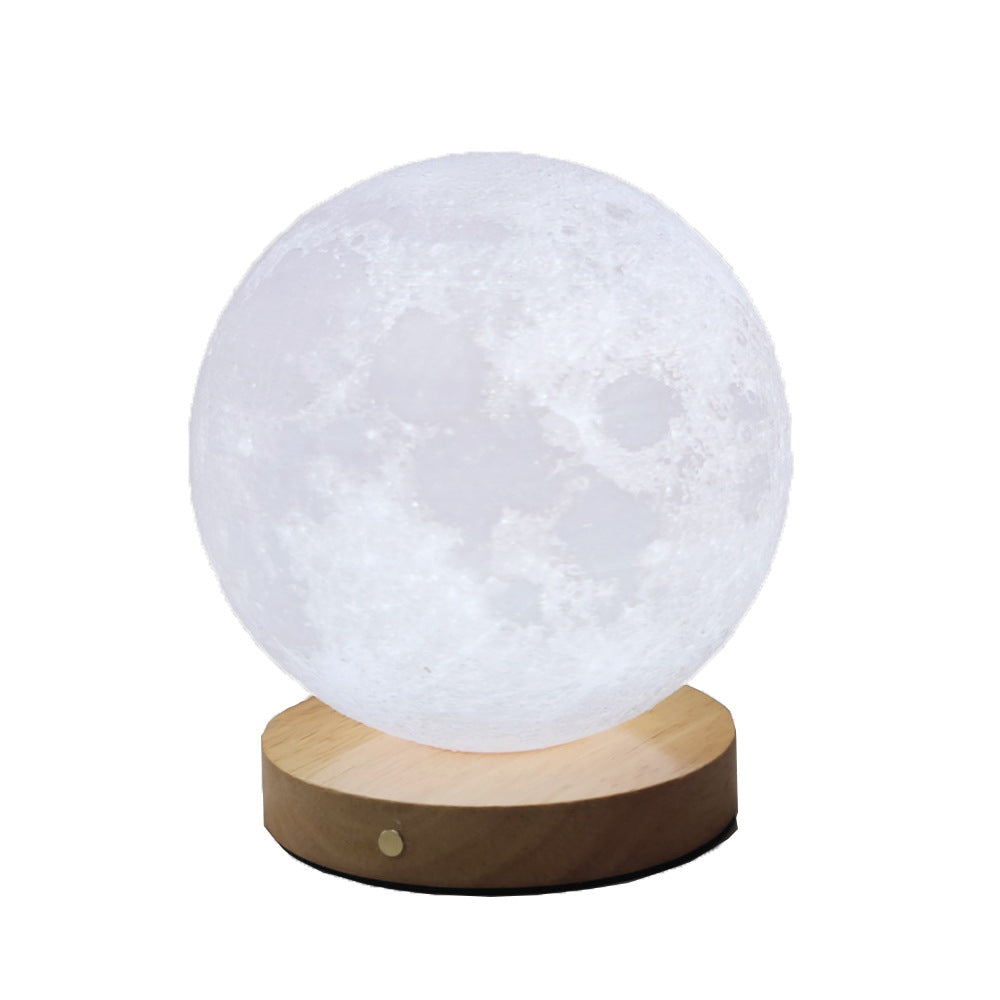 3D Moon Lamp with Charging Stand