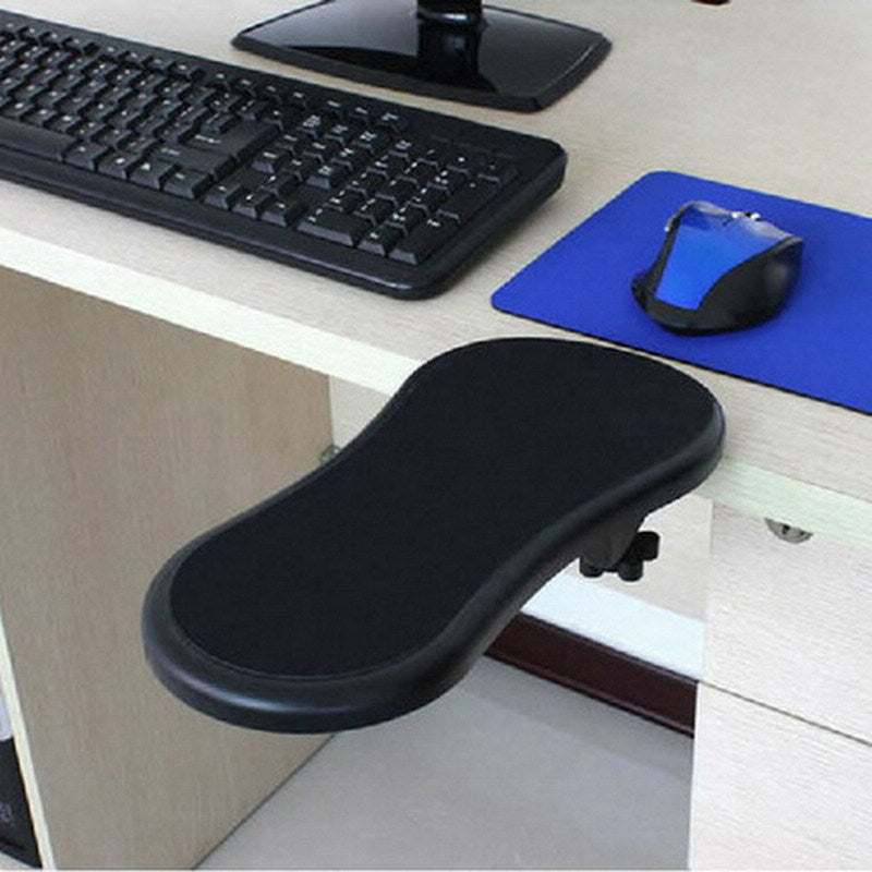 Adjustable Computer Arm Support with Mouse Pad