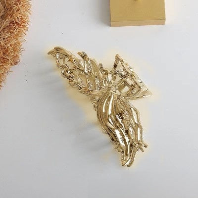 Metal Alloy Pearl Hair Claw Clip