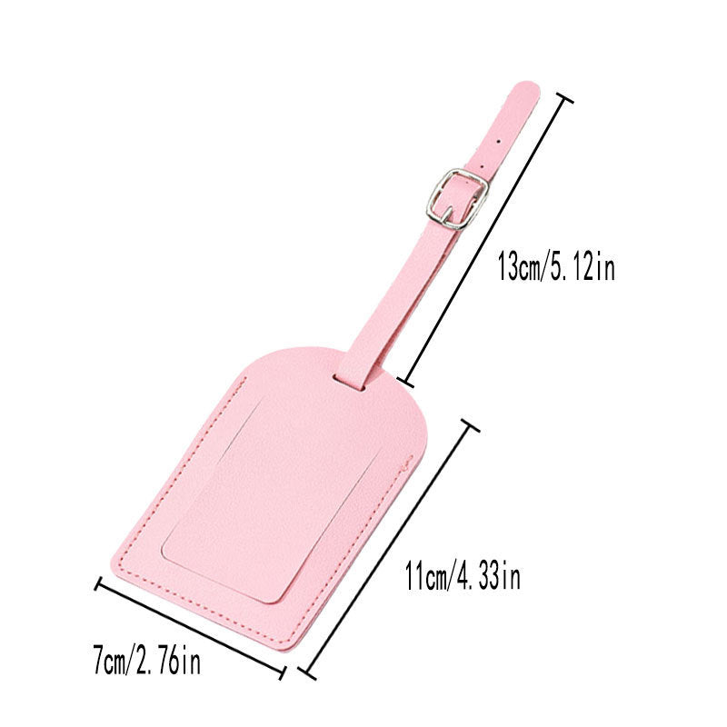 PU Leather Travel Luggage Tag