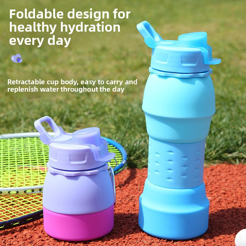 Collapsible Silicone Travel Water Bottle