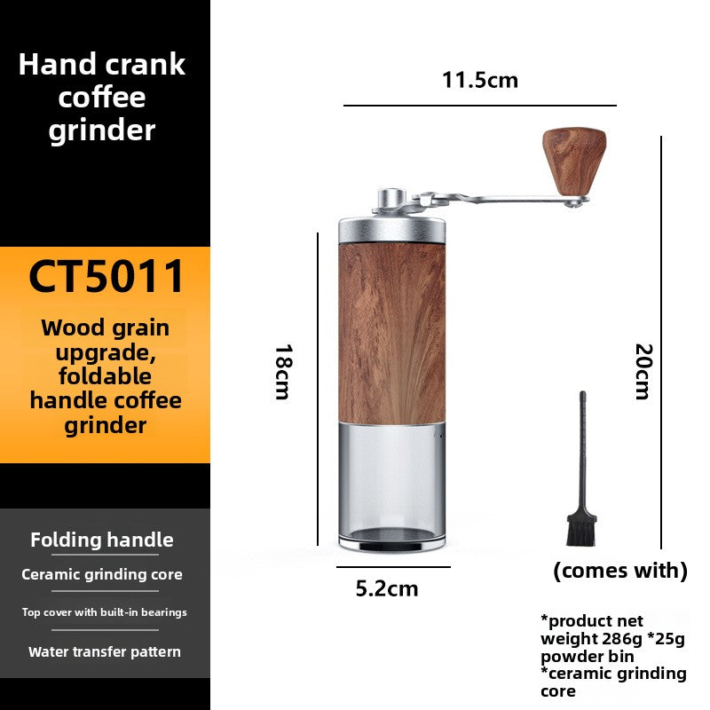 Manual Ceramic Burr Coffee Grinder