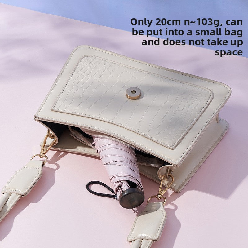Compact Travel Sun & Rain Umbrella