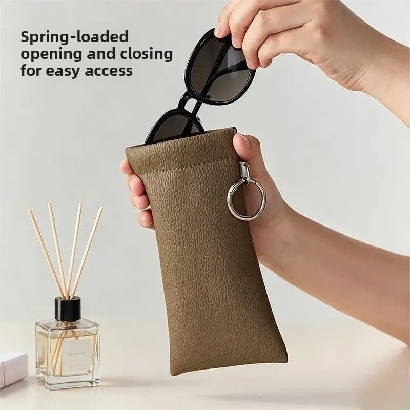 Minimalist Sunglasses Case with Cleaning Cloth
