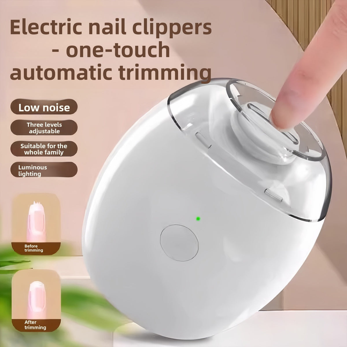 Automatic Electric Nail Clipper & Polisher