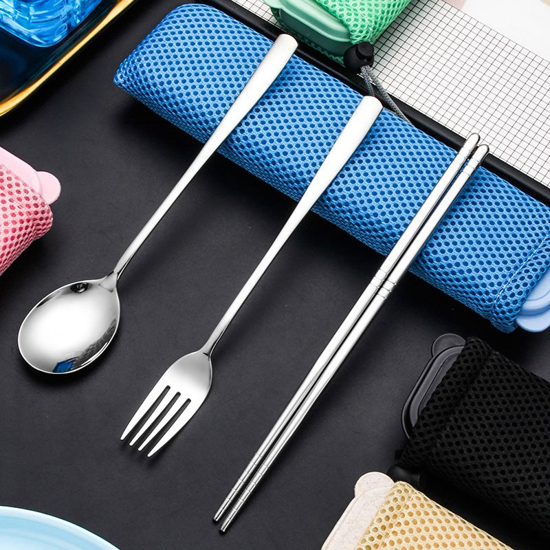 Portable Stainless Steel Tableware Set