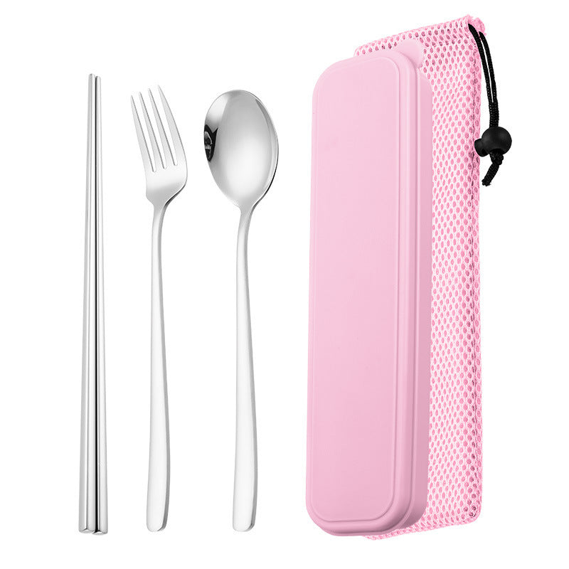 Portable Stainless Steel Tableware Set