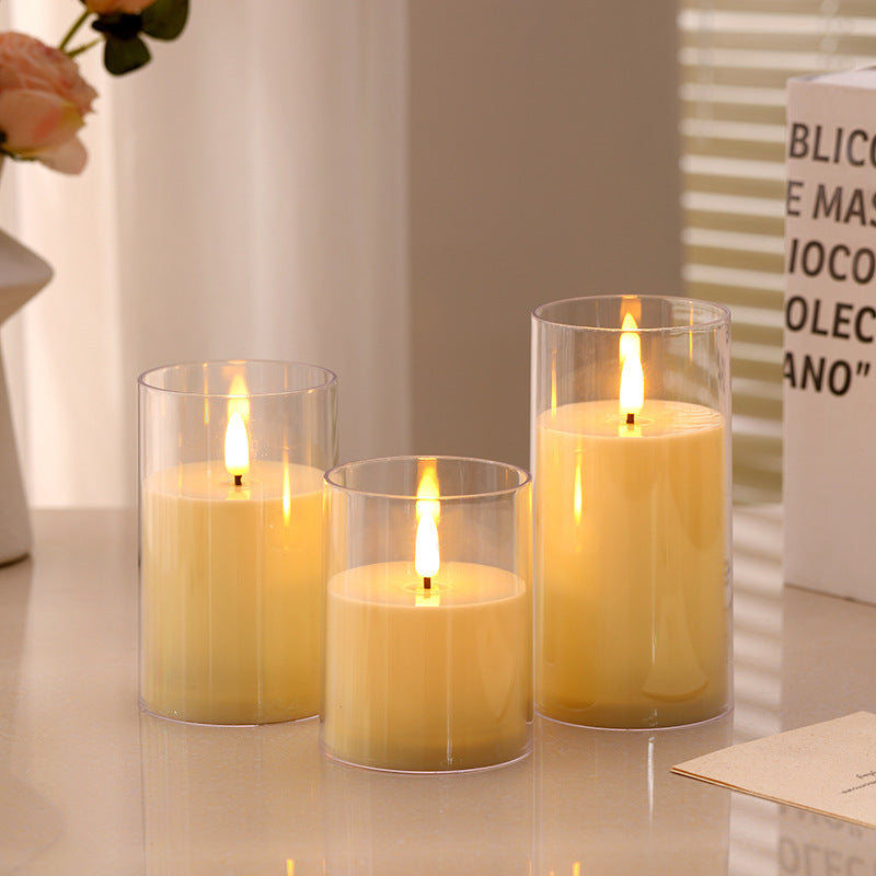 Decorative LED Candle Set with Timer