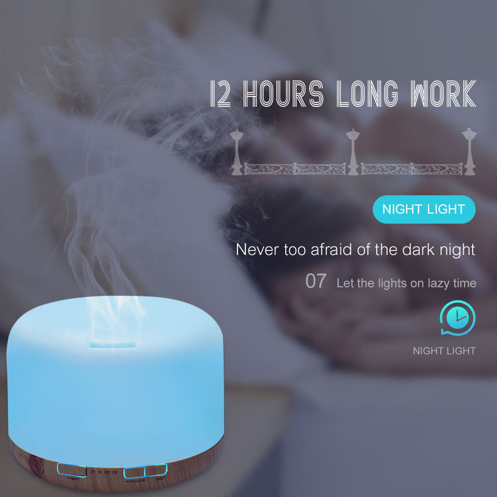 Wood Grain Aromatherapy Diffuser