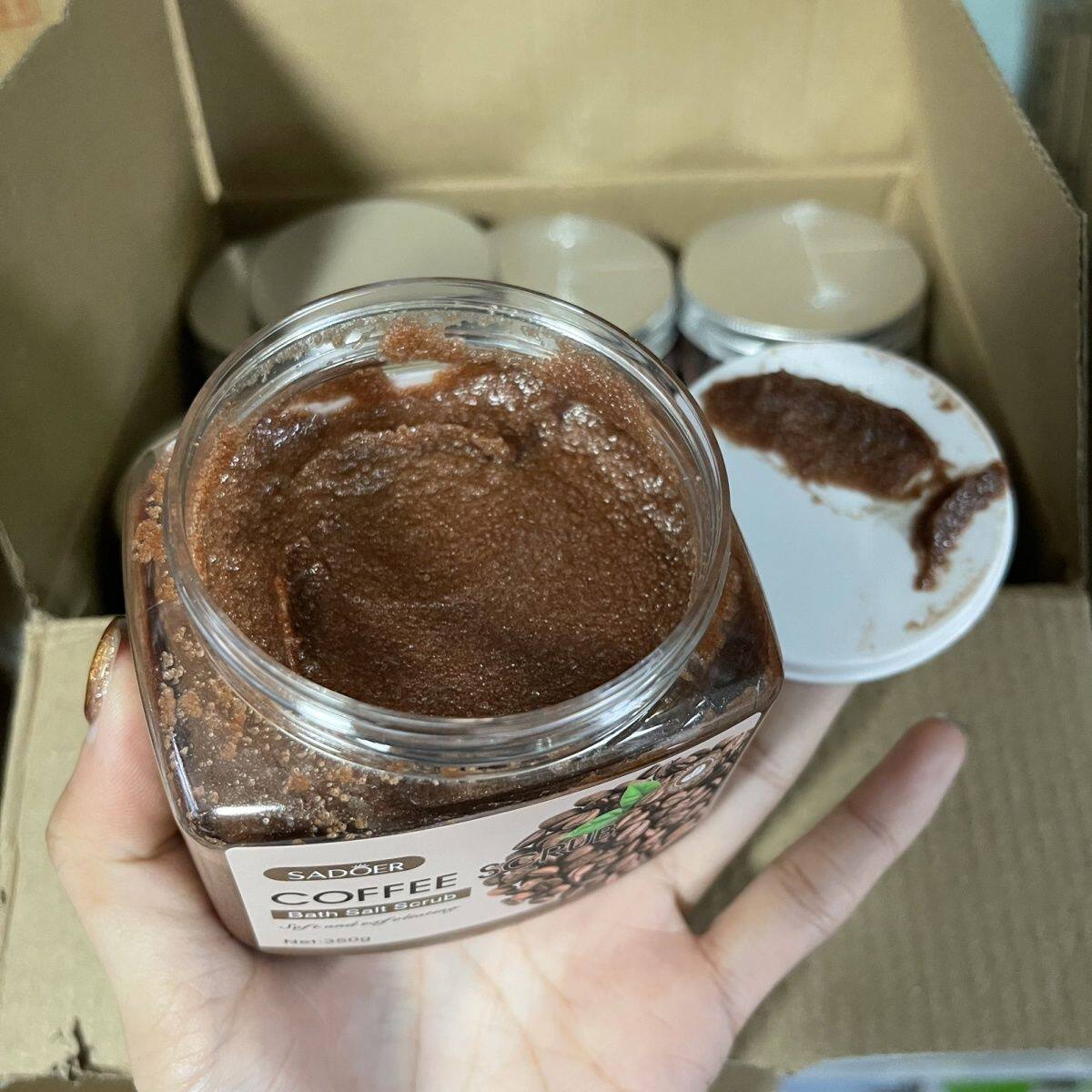 Coffee Body Scrub Exfoliating Cleanser