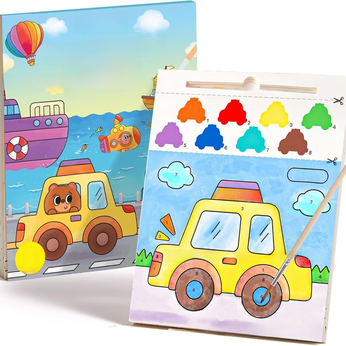 Reusable Water Coloring Book for Kids