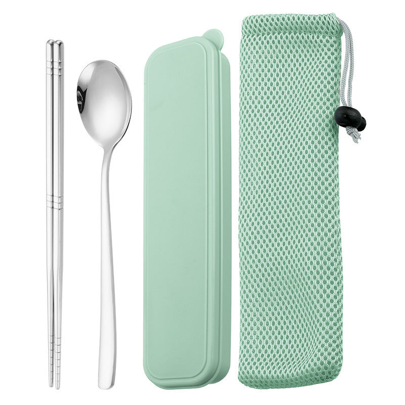 Portable Stainless Steel Tableware Set