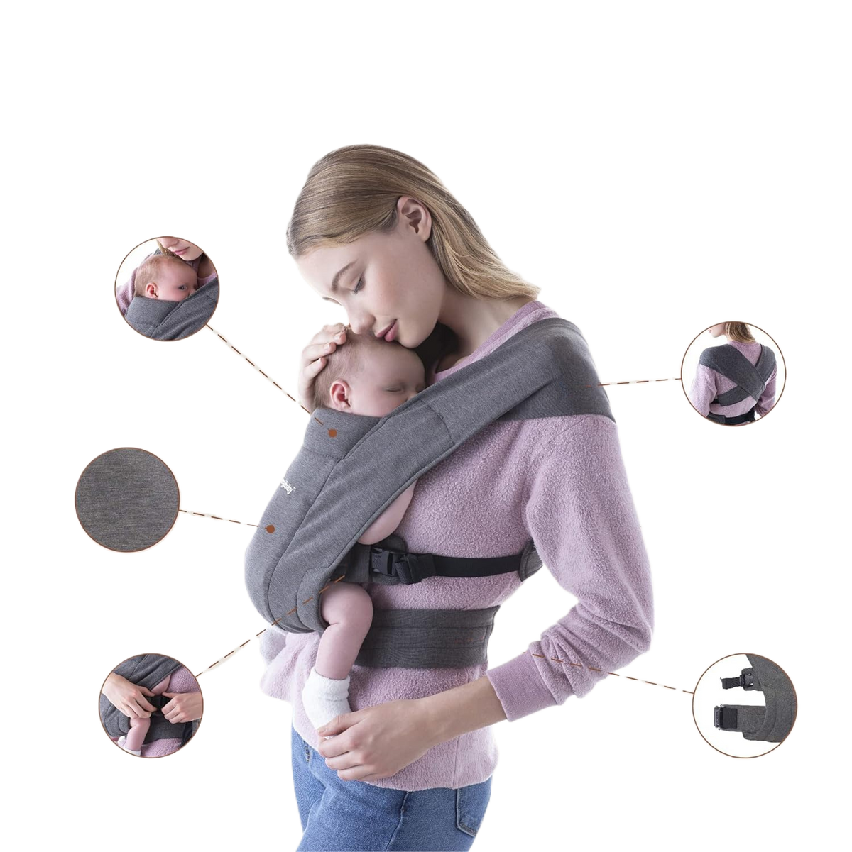 Ergonomic Baby Carrier Wrap