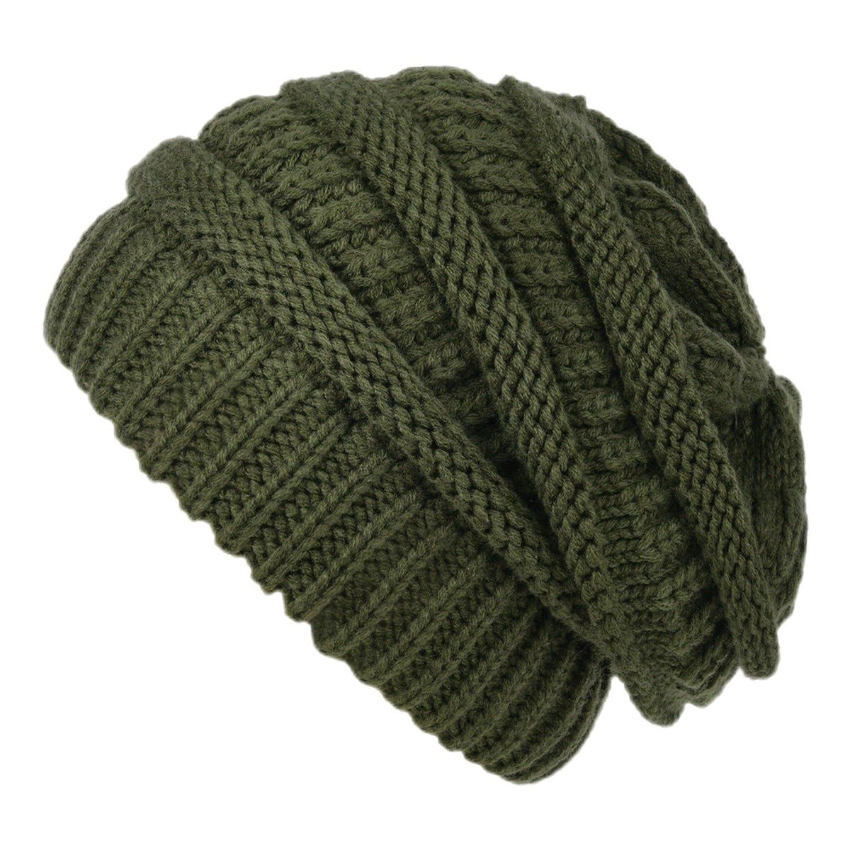 Elastic Knitted Winter Beanie Hat