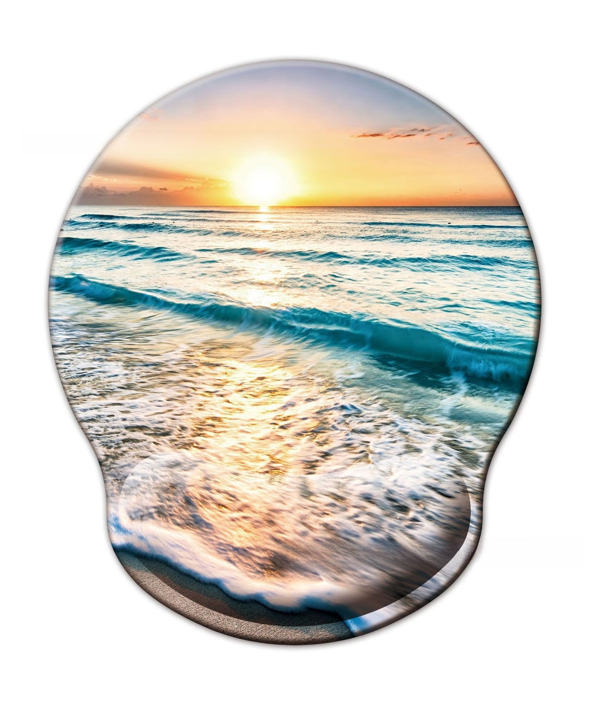 Memory Foam Mouse Pad & Wrist Rest Set