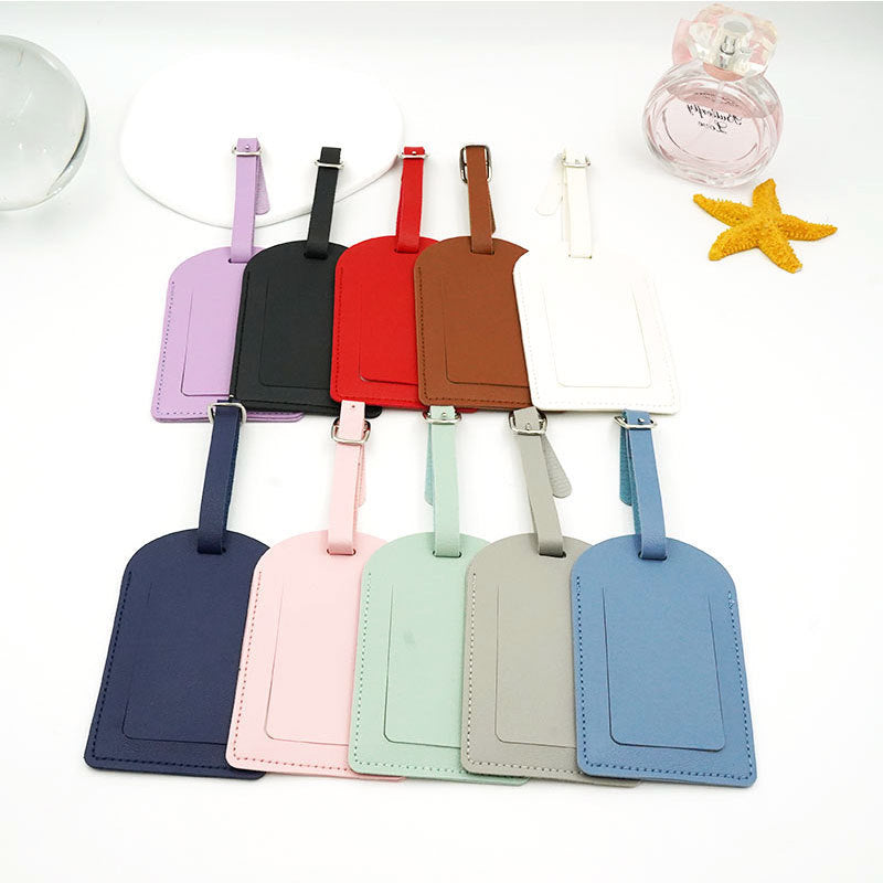 PU Leather Travel Luggage Tag